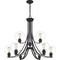 Quoizel Pruitt Chandelier PRUC5034MBK - alternate 2